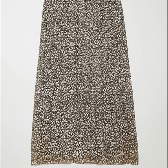 Anthropologie Amina Shimmer A line skirt - Picture 2 of 5